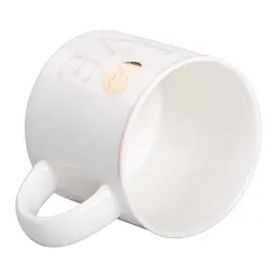 Чашка порцелянова Love 350 мл, білий Liling Rongxiang Ceramic RX-N240126WL - мініатюра 13