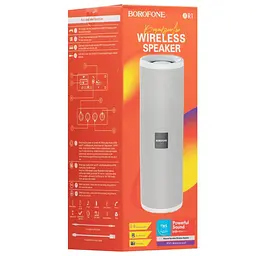 Bluetooth Колонка Borofone BR1 Grey - мініатюра 4