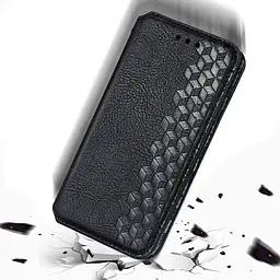 Шкіряний чохол-книжка GETMAN Cubic (PU) для Xiaomi Mi 11 Чорний - мініатюра 6