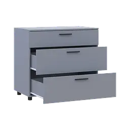 Комод Doros Торн Сірий 3Ш 90х51.6х80 (41510159) - мініатюра 9
