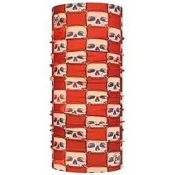 Бафф Buff Original Scull Plaid Червоний-Жовтий