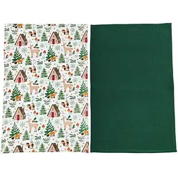 Набір рушників Soho Christmas Green бавовна 100% 40х60 см 2 шт. (BS 45514A/1) - мініатюра 2
