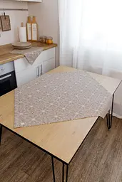 Скатертина наперон 85х85 см Кориця ПРОВАНС (041155)