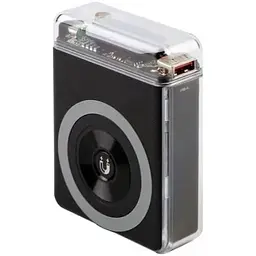 Зовнішній акумулятор XO PR226 Mini Transparent Magnetic Absorption магнітний 10000mAh 15W - мініатюра 2