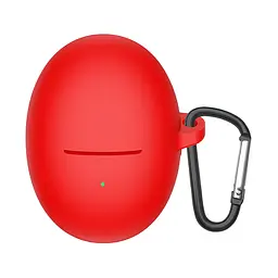 Силіконовий чохол для навушників JBL FreeBuds 5, Hang Case, червоний, ультратонкий захисний кейс товщиною 2 мм, захист від подряпин, пилу та ударів, компактний, з карабіном для кріплення, ArmorStandart (ARM80461)