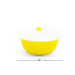 Тарілка глибока МВМ My Home 14 см жовта (KP-48 YELLOW) - мініатюра 2
