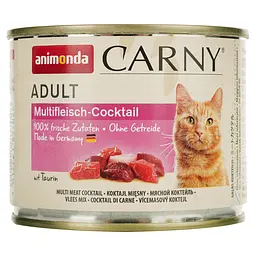 Вологий корм для котів Animonda Carny Adult Multi Meat Cocktail мультим'ясний коктейль 200 г - мініатюра 2