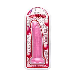 Фалоімітатор на присосці Toyz4lovers Delicious Bubble Gum 19.5 см (рожевий) - мініатюра 9