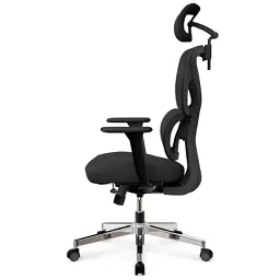 Офісне крісло Mealux D1 Air Fabric Black (HF-D1 F/B) - мініатюра 4