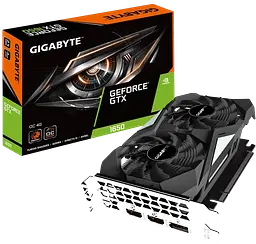 Відеокарта GeForce GTX 1650 4GB Gigabyte OC (GV-N1650OC-4GD) Б/В - мініатюра 1