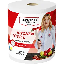 Рушник паперовий Кохавинська папірня Extra Absortion білий 