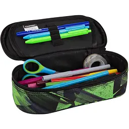Пенал на блискавці CoolPack Campus Green Mirror з органайзером для ручок 23x9x5 см (F062920) - мініатюра 2