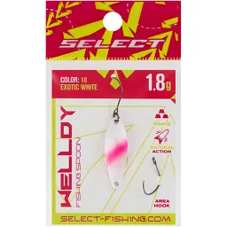 Блешня Select Welldy 1.8g 31mm #18 Exotic White - мініатюра 2