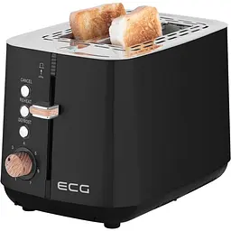 Тостер ECG ST 2768 Timber Black - мініатюра 4