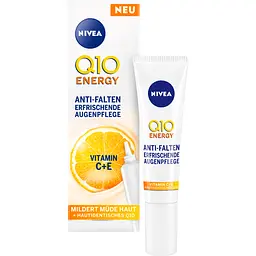 Уценка. Крем для кожи вокруг глаз Nivea Q10 Energy Освежающий уход против морщин 15 мл