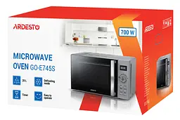 Мікрохвильова піч Ardesto, 700 Вт, сріблястий (GO-E745S) - мініатюра 4