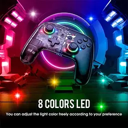 Геймпад Onikuma бездротовий M7 для ПК ноутбука PS4 PS5 Xbox з Bluetooth та RGB підсвіткою універсальний контролер - мініатюра 4
