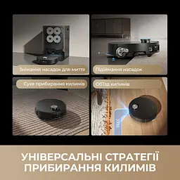 Робот-пилосос миючий Dreame Bot Matrix10 Ultra Black - мініатюра 7