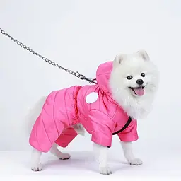 Комбінезон для собак та котів EcoToys Rose L малиновий A: 31 см B: 37 см C: 32 см 6960 - мініатюра 8