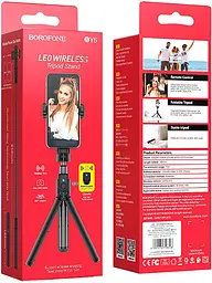 Монопод-штатив Borofone BY5 Leo wireless tripod stand - мініатюра 4