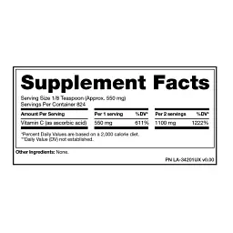 Вітамін Mutant Vitamin C 454 г  - мініатюра 2