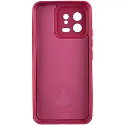 Чохол TPU GETMAN Liquid Silk Full Camera для Xiaomi 13 Pro Бордовий / Marsala - мініатюра 3