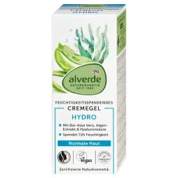 Зволожуючий денний крем-гель Alverde Naturkosmetik Cremegel Hydro з гіалуроновою кислотою 50 мл - мініатюра 2