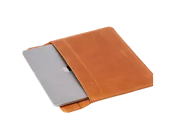 Чохол для ноутбука InCarne Klouz MacBook Pro 16 2019-2025 (вінтажний) коньяк (klouz-cognac-vintage-pro-16) - мініатюра 3