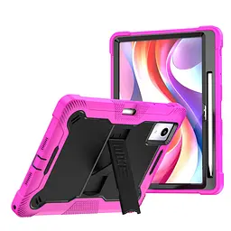 Захисний чохол для планшета Lenovo Idea Tab, Rover, рожевий, протиударний, з відкидною підставкою, накладка, TPU+PC, амортизуючі кути, підняті краї для захисту екрану і камери, ArmorStandart (ARM89514) - мініатюра 2