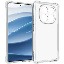TPU чохол GETMAN Ease logo посилені кути Full Camera для Xiaomi Poco X7 Безбарвний (прозорий)