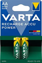 Акумулятор NI-MH Power AA 2600 мА•г 2шт VARTA teh0018532