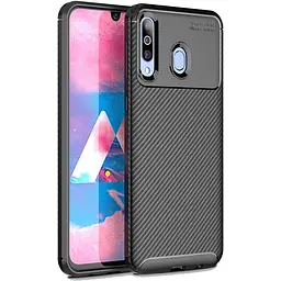 Чохол-накладка Toto TPU Carbon Fiber 1.5 mm Case Samsung Galaxy A40s/M30 Black - мініатюра 2