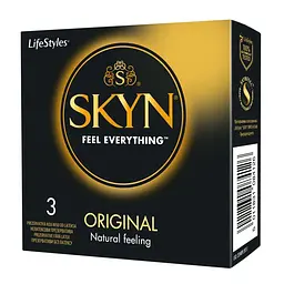 Презервативи Skyn Original безлатексні 3 шт — поліізопренові презервативи з природними відчуттями