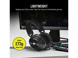 Навушники з мікрофоном Corsair HS55 Stereo Carbon (CA-9011260) - мініатюра 4