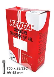 Камера велосипедна Kenda 28 (700х28/32С) AV 48 мм (G0000946) - мініатюра 2