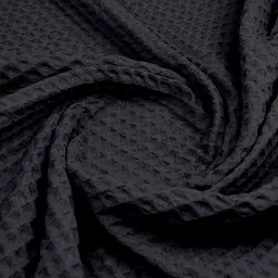 Плед-покривало Cosas Greek Waffle Black вафельне 75х95 см (Blanket_00Black_GreekWaffle_75x95) - мініатюра 4