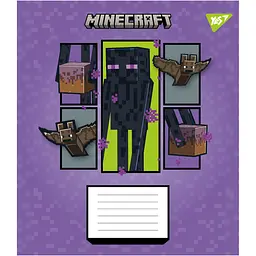 Набір зошитів Yes Minecraft Arrows A5 в клітинку 12 аркушів 25 шт. (767570) - мініатюра 6