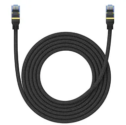 Патч-корд Baseus High Speed CAT7 10Gigabit Ethernet Cable (Braided Cable) 3m Cluster Чорний