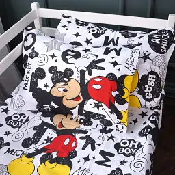 Комплект постільної білизни Mirson Kids Time 17-0854 MickeyPop Бязь 110х140 см - мініатюра 2