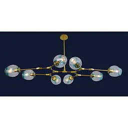Люстра молекула Levistella 752L7731-8 GD+BL - мініатюра 2