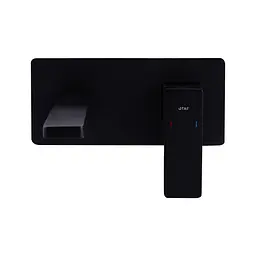 Змішувач для умивальника Qtap Gemini прихованого монтажу QTGEM273BLM45694 Black matt Чорний матовий - мініатюра 3