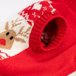 Светр плетений для собак Pet Fashion Winter M червоний - мініатюра 5