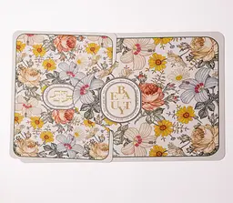 Набір килимків для ванни Flowers 2 штуки 80*50 см/50*40 см діатомітових Yiwu HP-42-174 - мініатюра 6