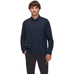 Сорочка Mammut Alvra Summer Longsleeve Shirt M XL marine - мініатюра 2