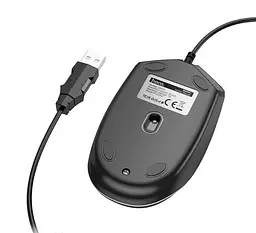 Комп'ютерна миша Hoco GM37 Wonderful GaXiaoming LuXiaominous Wired Mouse Black - мініатюра 4