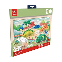 Пазл Hape Динозаври з розмальовкою (E1641)