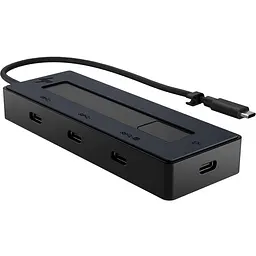 Док-станція - розгалужувальний адаптер HP Multiport USB3.1 Type-C to 4xType-C (6G842AA) чорна
