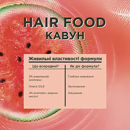 Бальзам-ополіскувач Garnier Fructis Hair Food Watermelon для тонкого волосся, що потребує об'єму 350 мл - мініатюра 4