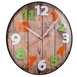 Годинник настінний Technoline WT7435 Wood Brown (WT7435), Коричневий - мініатюра 3