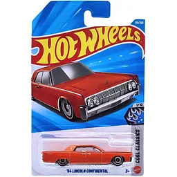 Базова машинка Hot Wheels Cool Classics '64 Lincoln Continental червона (5785) JJK14